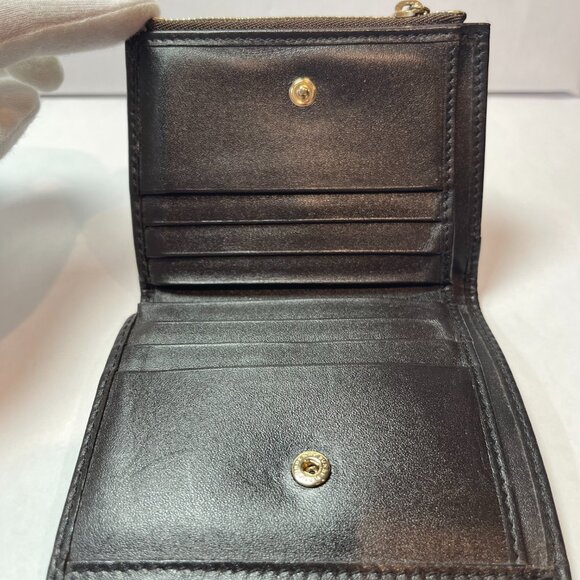 Burberry Beige/Brown Haymarket Check Coated Canvas & Leather Leighton - Preowned - Picture 11 of 15